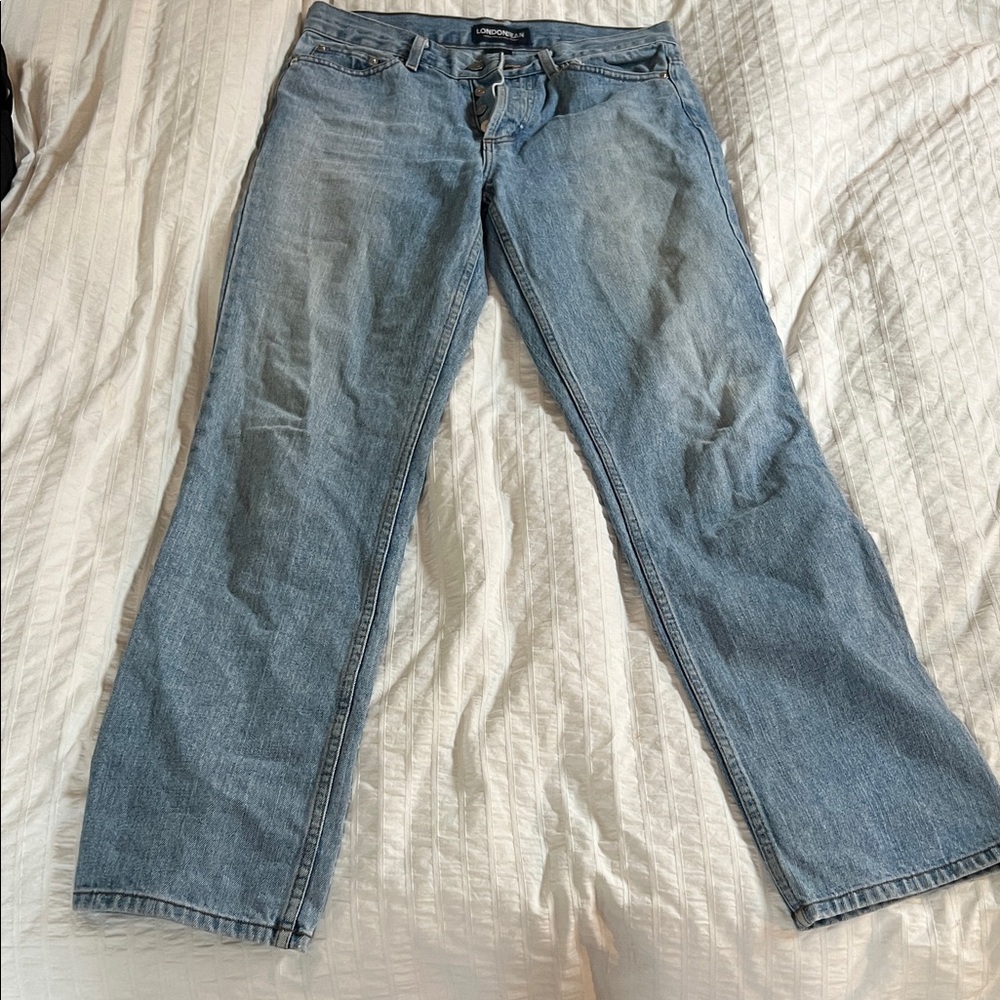 LONDONJEAN Light Blue Straight Jeans